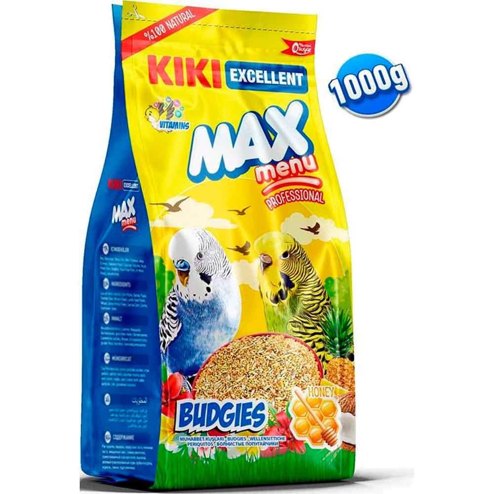 KIKI Excellent Max Menu Ballı Muhabbet Kuşu Yemi 1000gr 8683762341134 Amazon Pet Center