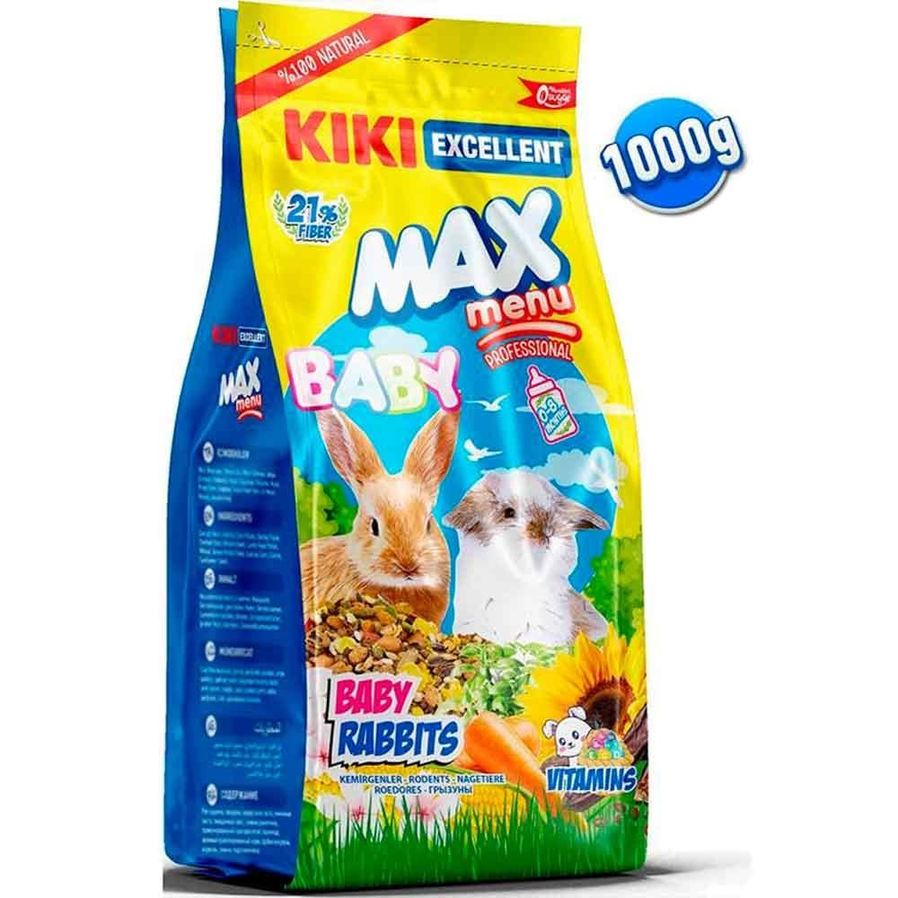 KIKI Excellent Max Menu Yavru Tavşan Yemi 1000gr 8683762341110 Amazon Pet Center