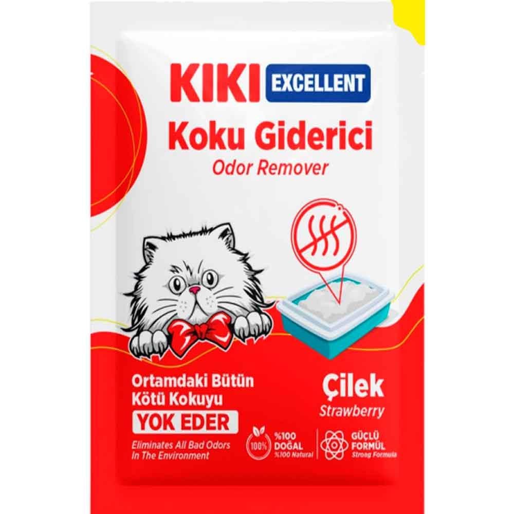 KIKI Kedi Kumu Koku Giderici Toz Çilek 25 GR 8683762340502 Amazon Pet Center