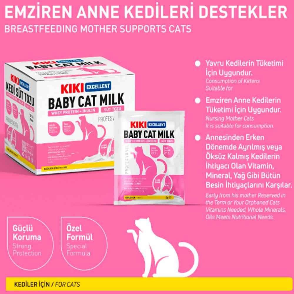 KIKI Yavru Kedi İçin Süt Tozu 10x5 Gr 8683762340984 Amazon Pet Center