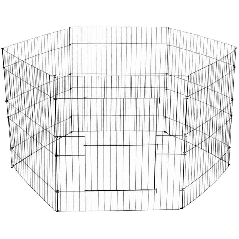 Köpek Çiti 75x69 cm 6 Panel Siyah 691977284030 Amazon Pet Center