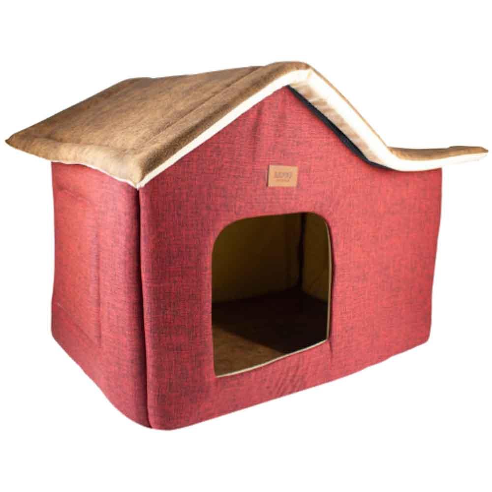 Lepus Cabin Kulübe Yatak Kırmızı 8684026003164 Amazon Pet Center