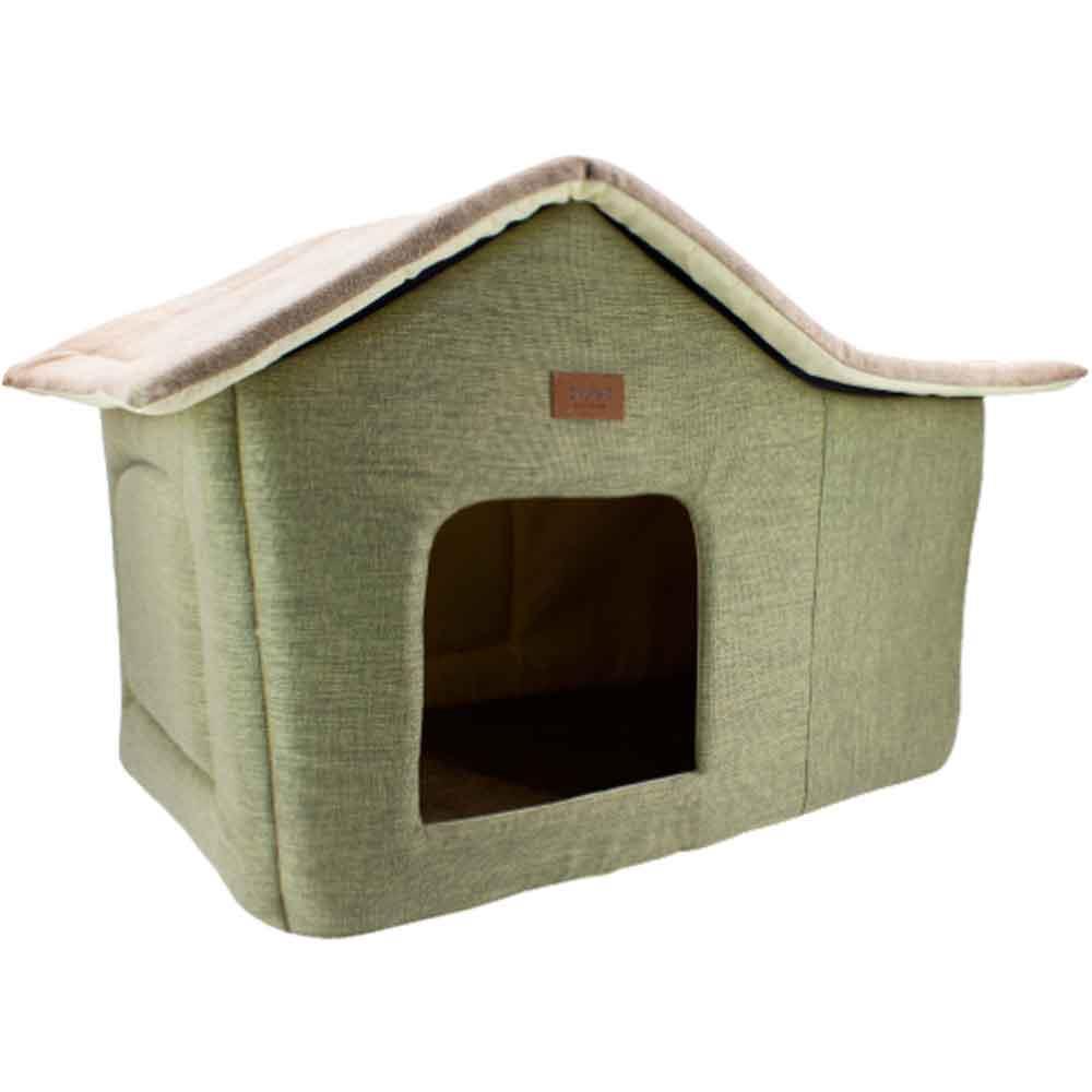 Lepus Kedi ve Köpek İçin Cabin Kulübe Yatak Haki 8684026004727 Amazon Pet Center