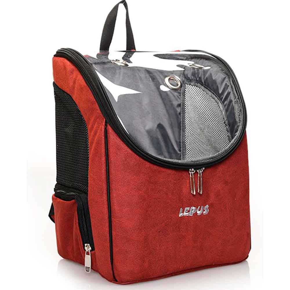 Lepus Şeffaf Sırt Çantası Bordo 8681451059025 Lepus Kedi Taşıma Çantaları Amazon Pet Center