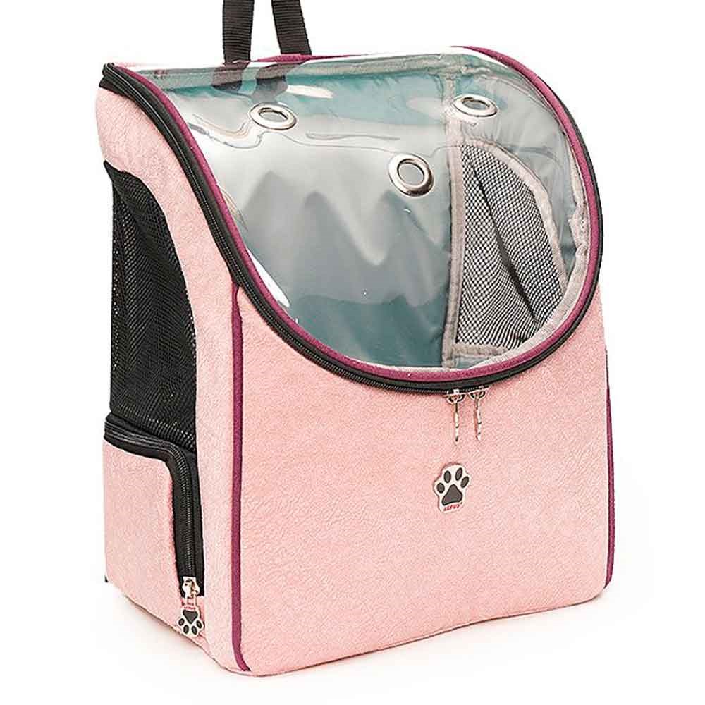Lepus Şeffaf Sırt Çantası Toz Pembe 8681451061981 Lepus Kedi Taşıma Çantaları Amazon Pet Center