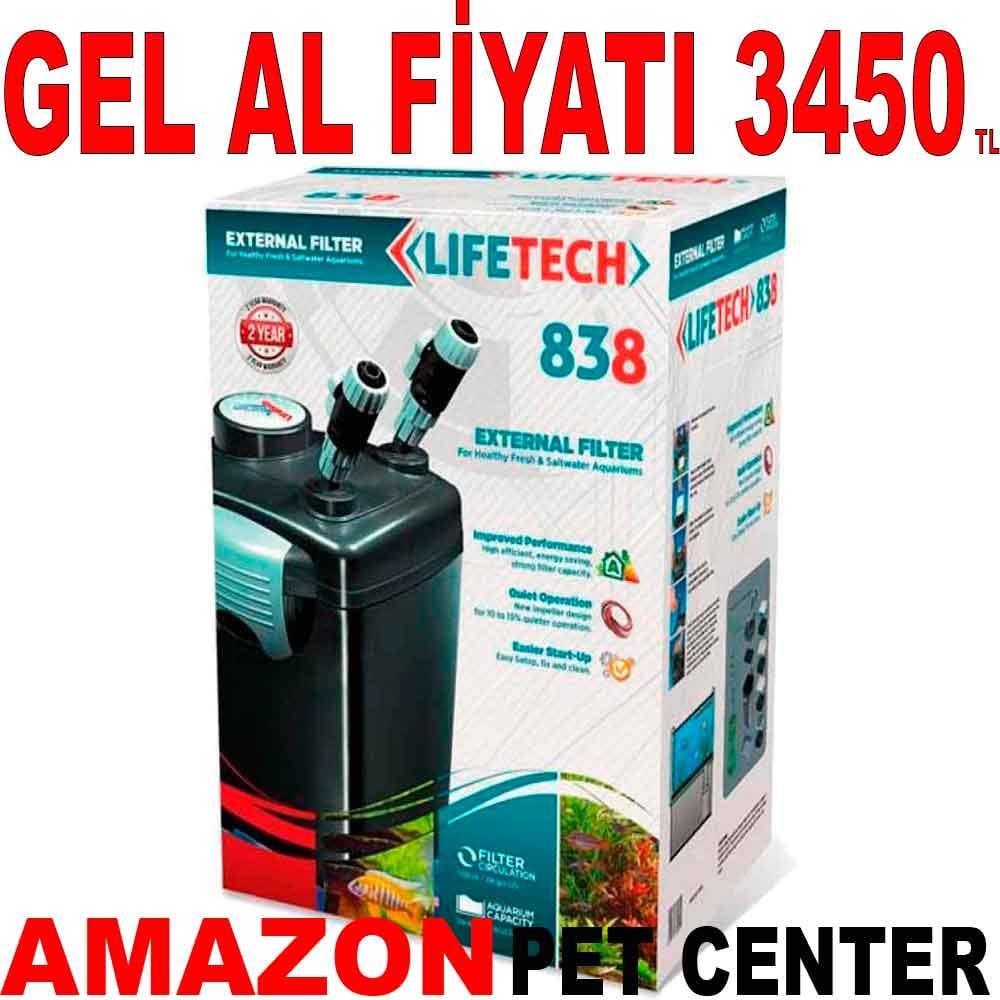 Lifetech 838 Akvaryum Dış Filtre 1200 L/S 19293004 Amazon Pet Center