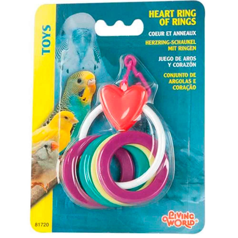 Living World Halkalı Plastik Kuş Oyuncağı 080605817203 Living World Kuş Oyuncakları Amazon Pet Center