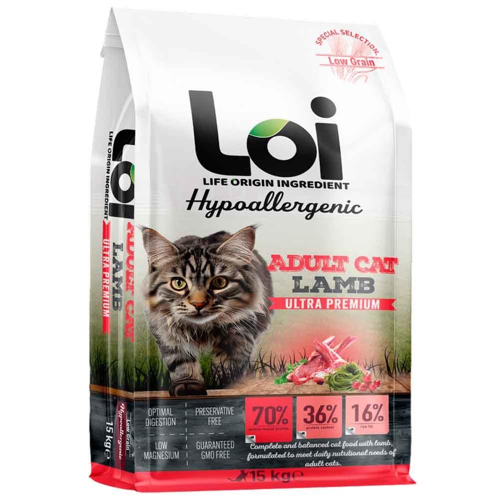 Loi Hipoalerjenik Kedi Maması Kuzu Etli 15 Kg 8684674190063 Amazon Pet Center