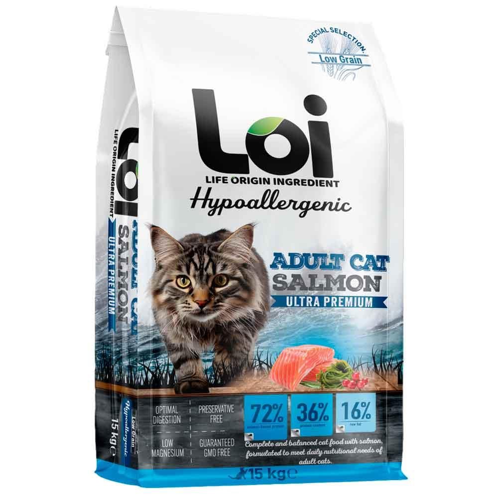 Loi Hipoalerjenik Kedi Maması Somonlu 15 Kg 8684674190056 Amazon Pet Center