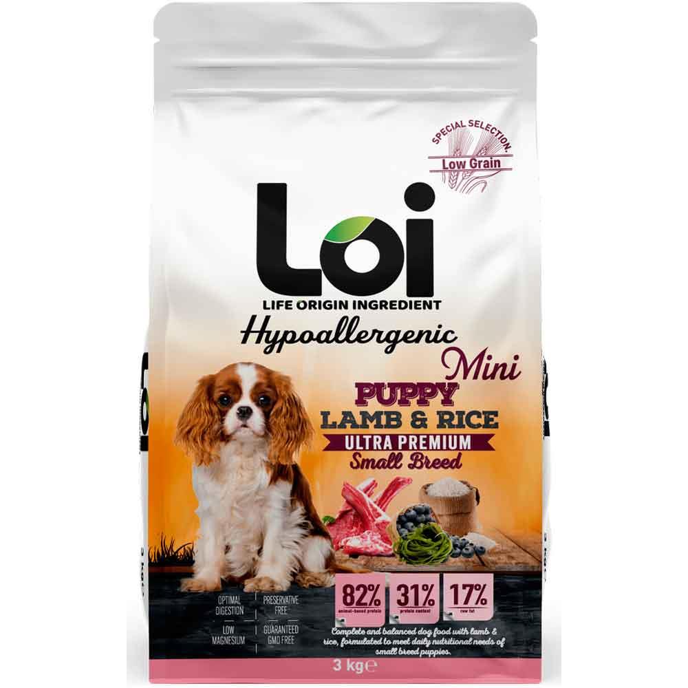 Loi Hipoalerjenik Küçük Irk Yavru Köpek Maması Kuzu Etli 3 Kg 8684674190124 Amazon Pet Center