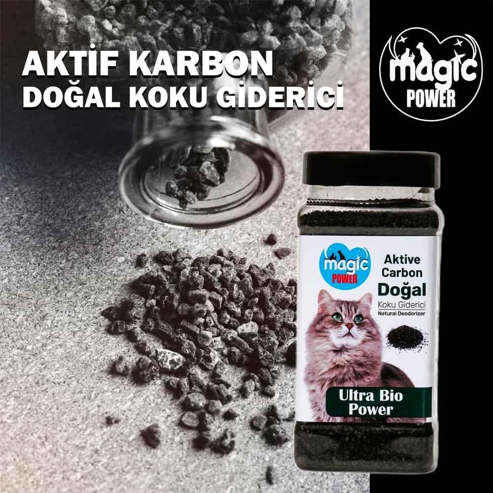 Magic Power Aktif Karbon Kedi Kumu Koku Giderici 120 Gr 8684076543429 Amazon Pet Center