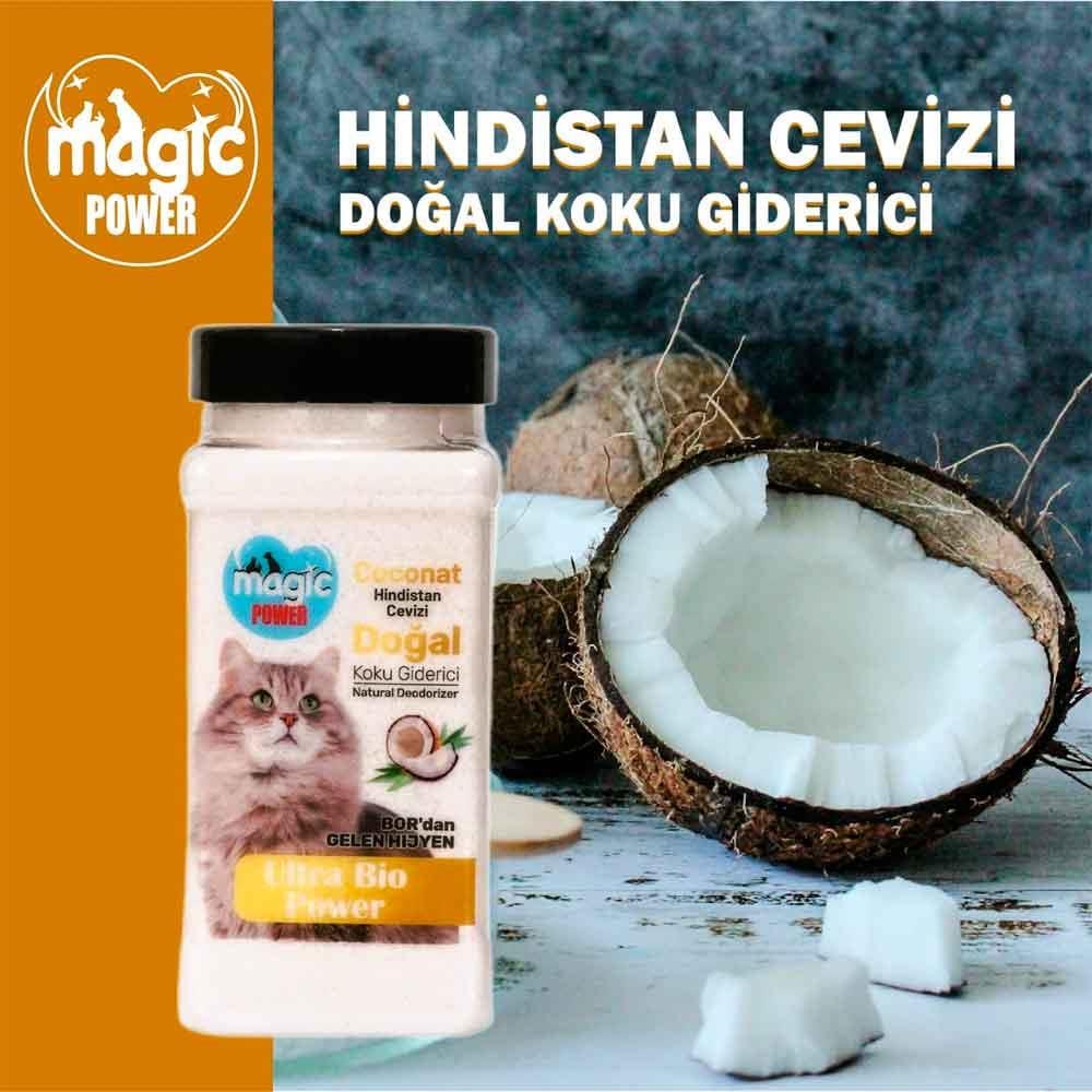 Magic Power Kedi Kumu Koku Giderici Hindistan Cevizi 175 Gr 8684076543344 Amazon Pet Center
