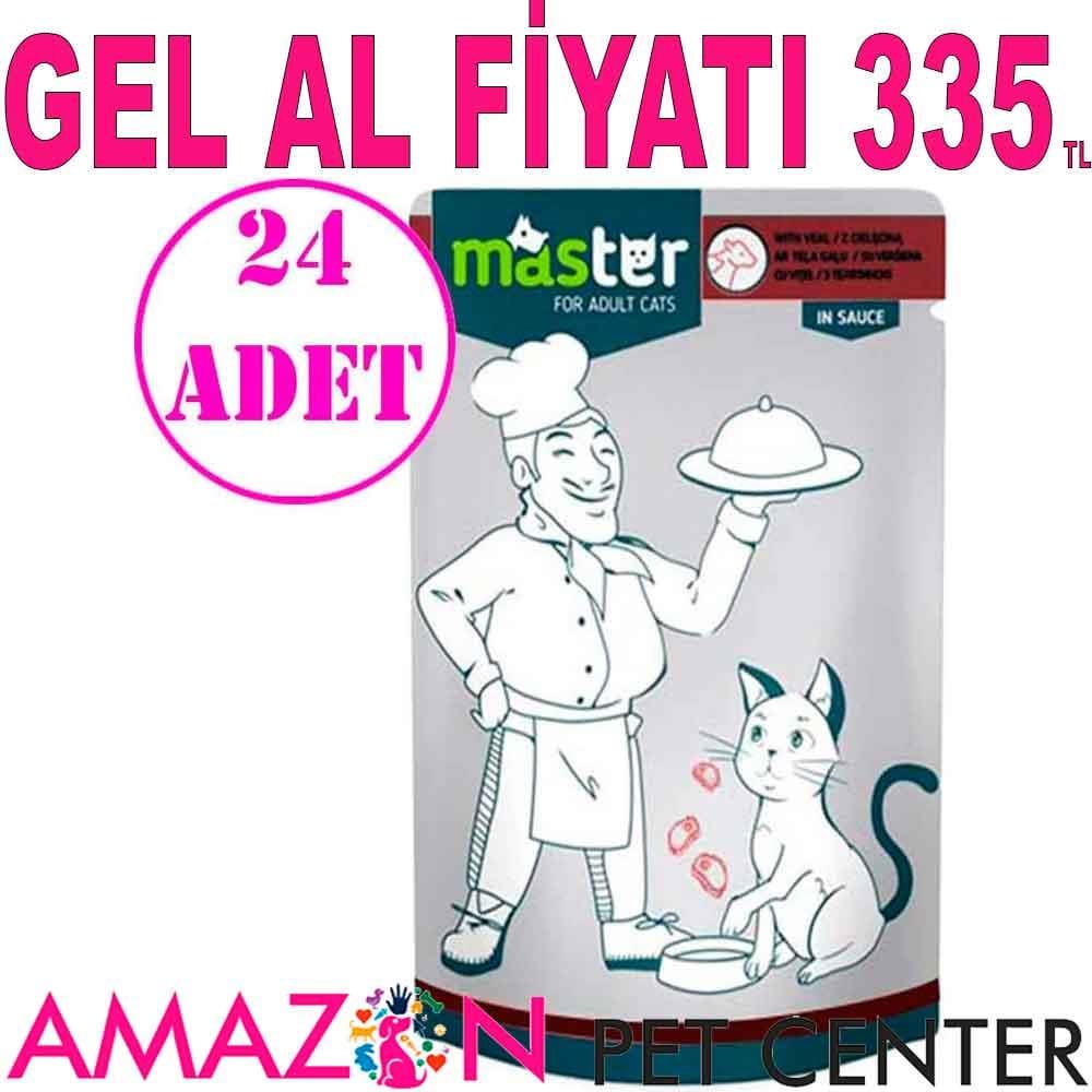 Master Dana Etli Kedi Konservesi 80 Gr 24 AD 18418002 Amazon Pet Center