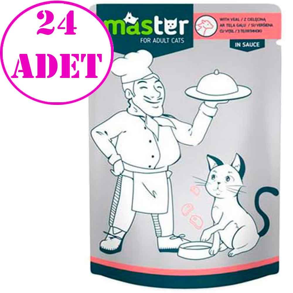 Master Kedi Konservesi Dana Etli 80 gr 24 AD 32118872 Amazon Pet Center