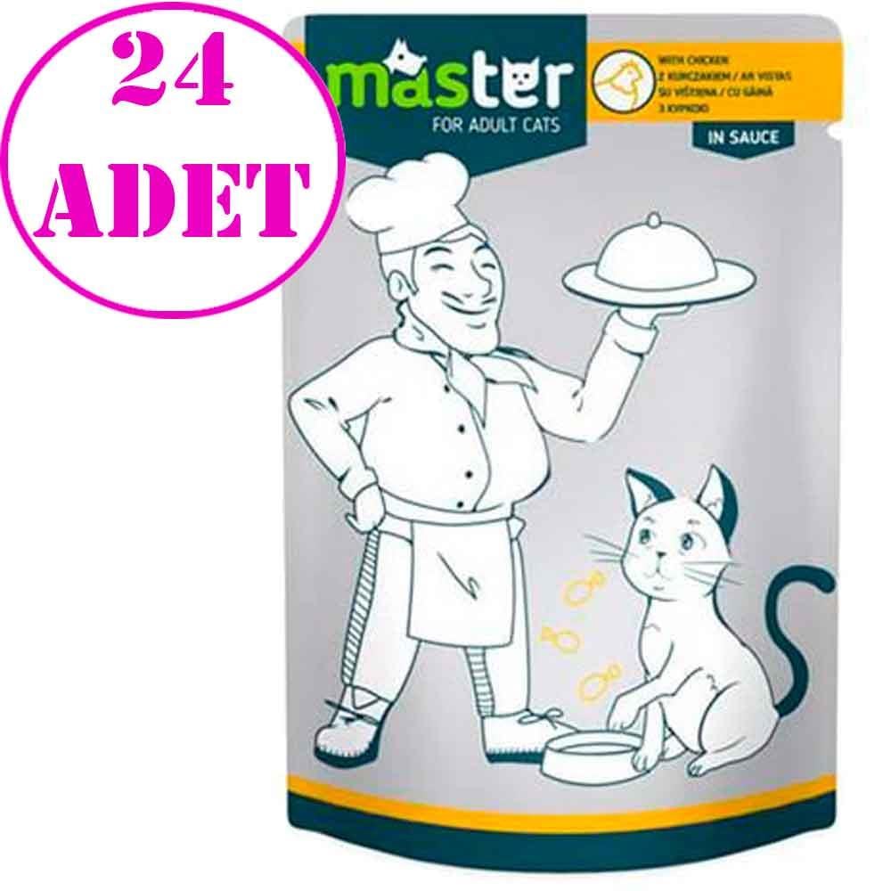Master Kedi Konservesi Tavuklu 80 Gr 24 AD 32118902 Amazon Pet Center