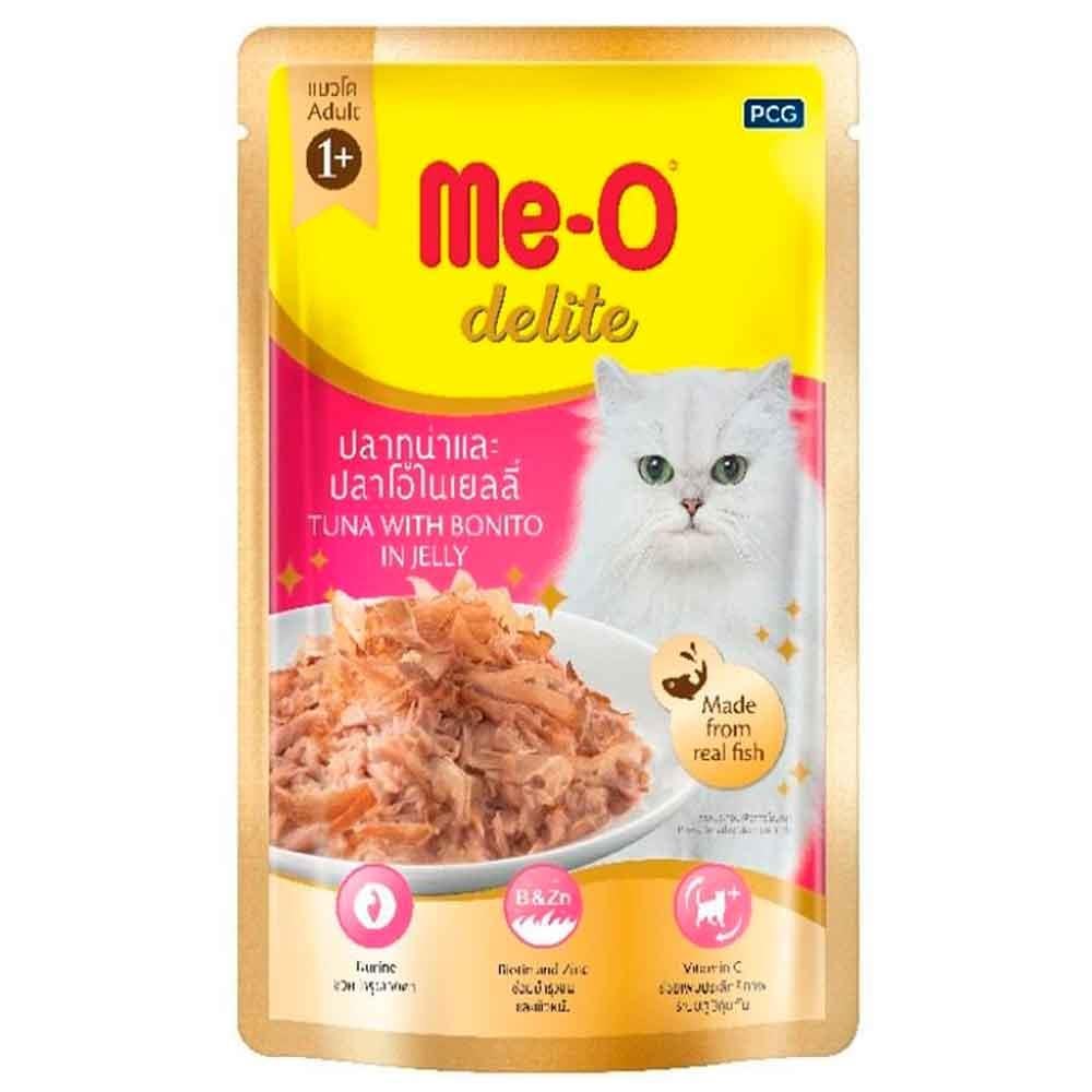 Me-O Delite Pouch Kedi Konservesi Palamut ve Ton Balıklı 70 Gr 8850477018051 Amazon Pet Center
