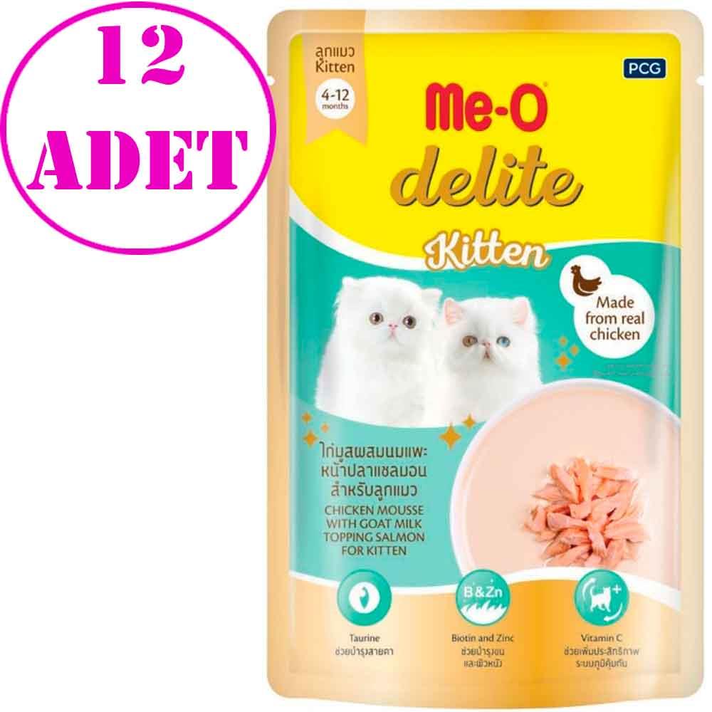 Me-O Delite Pouch Kitten Tavuklu Yavru Kedi Konservesi 70 Gr 12 AD 21312007 Amazon Pet Center