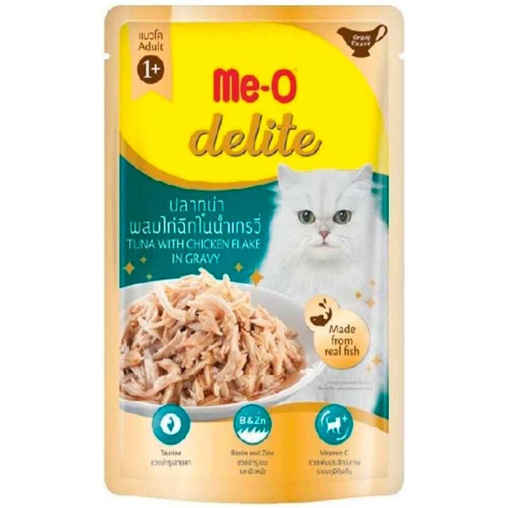 Me-O Delite Pouch Ton Balığı ve Tavuklu Kedi Konservesi 70 Gr 8850477026285 Amazon Pet Center