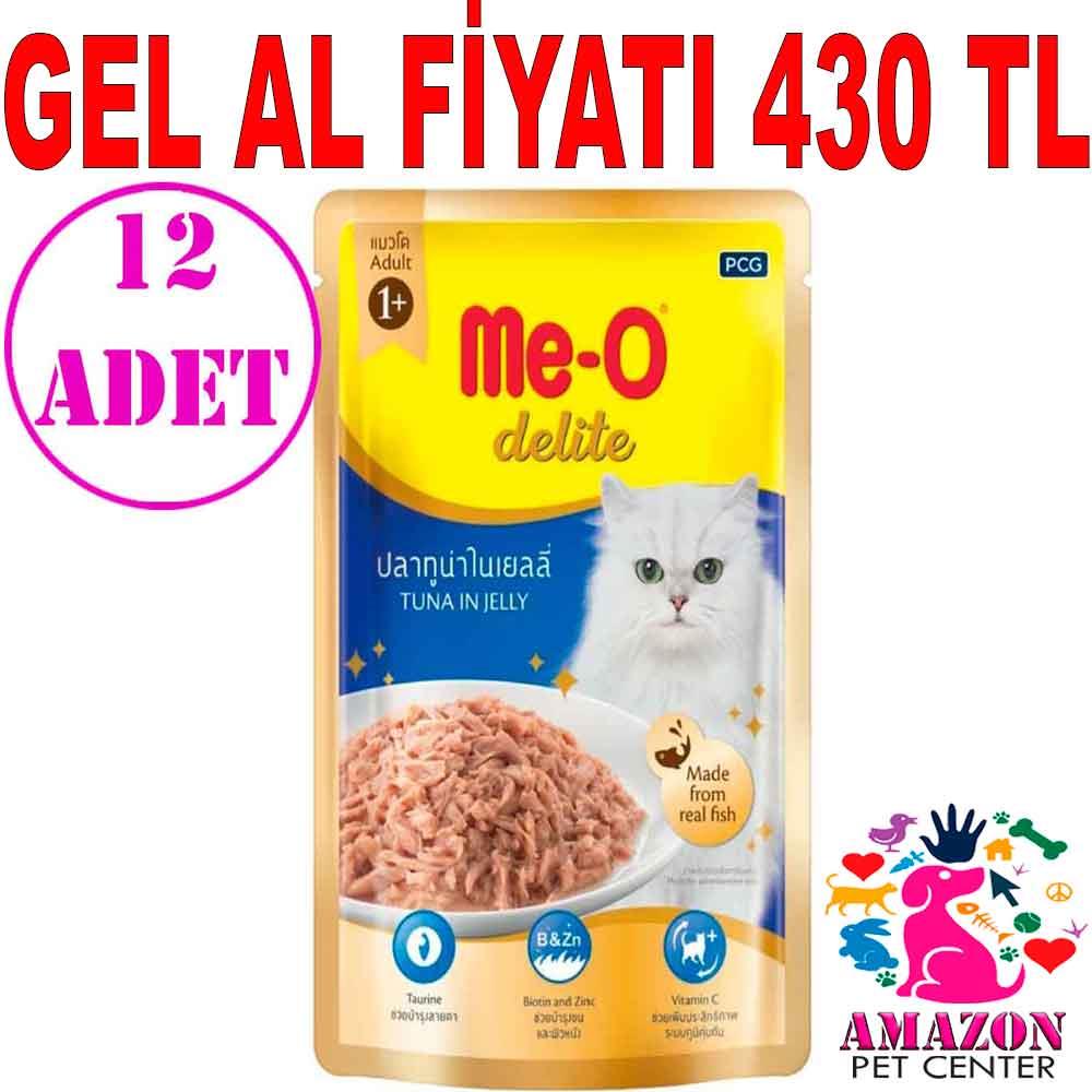 Me-O Delite Pouch Ton Balıklı Kedi Konservesi 70 Gr 12 AD 21307003 Amazon Pet Center