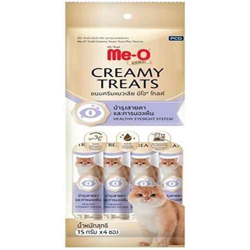 Me-O Gold Creamy Kedi Ödülü Ton Balığı ve Taurinli 15 Gr 4'lü Paket 8850477006867 Amazon Pet Center