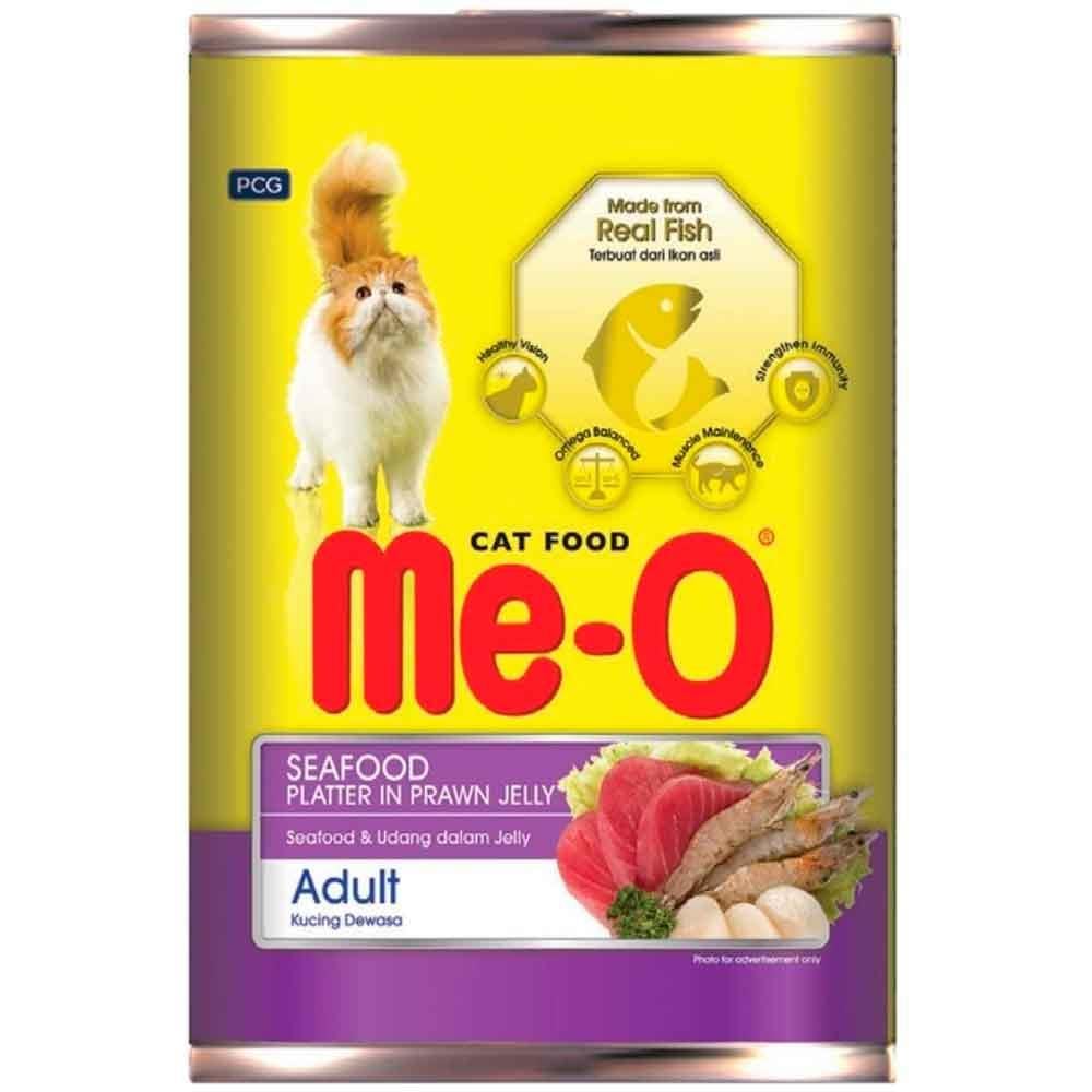 Me-O Kedi Konservesi Karides Soslu Deniz Lezzetleri 400 Gr 8850477002098 Amazon Pet Center