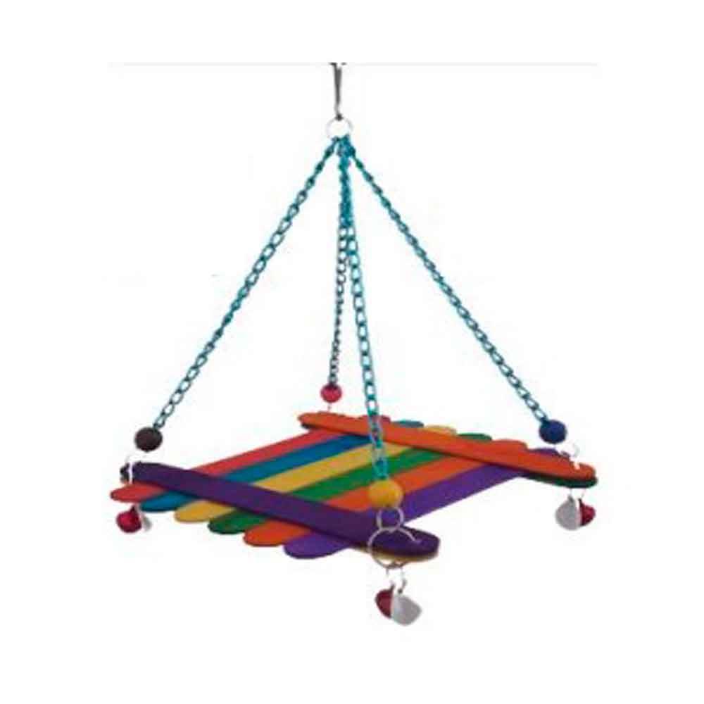 Megafoks Renkli Zincirli Sal Kuş Salıncağı 8682529015929 Amazon Pet Center