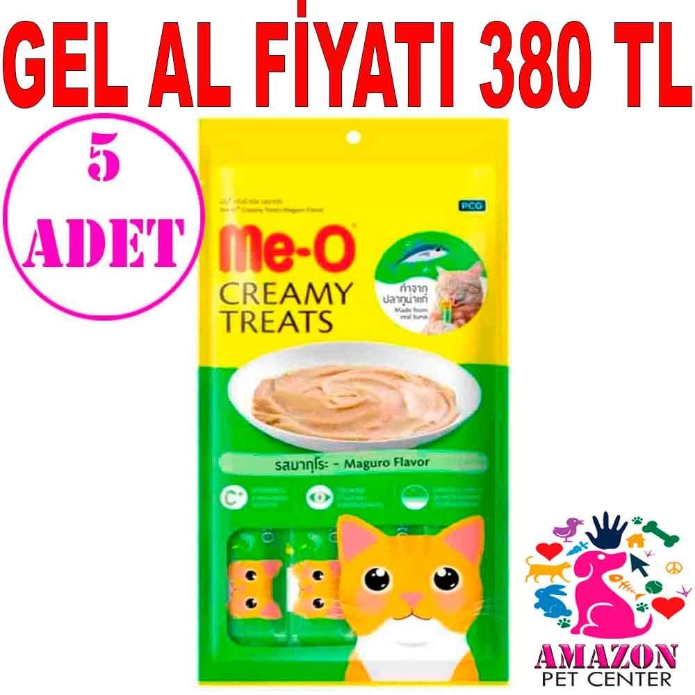 Meo Sarı Yüzgeçli Orkinos Balıklı Krema Kedi Ödülü 4x15 gr 5 AD 19845005 Amazon Pet Center