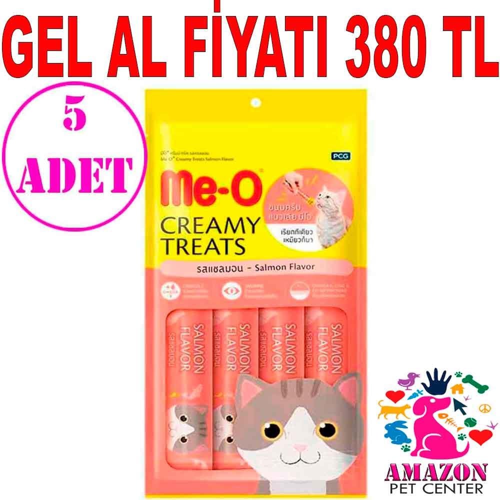Meo Somonlu Krema Kedi Ödülü Kedi Çorbası 4x15 gr 5 AD 19831008 Amazon Pet Center