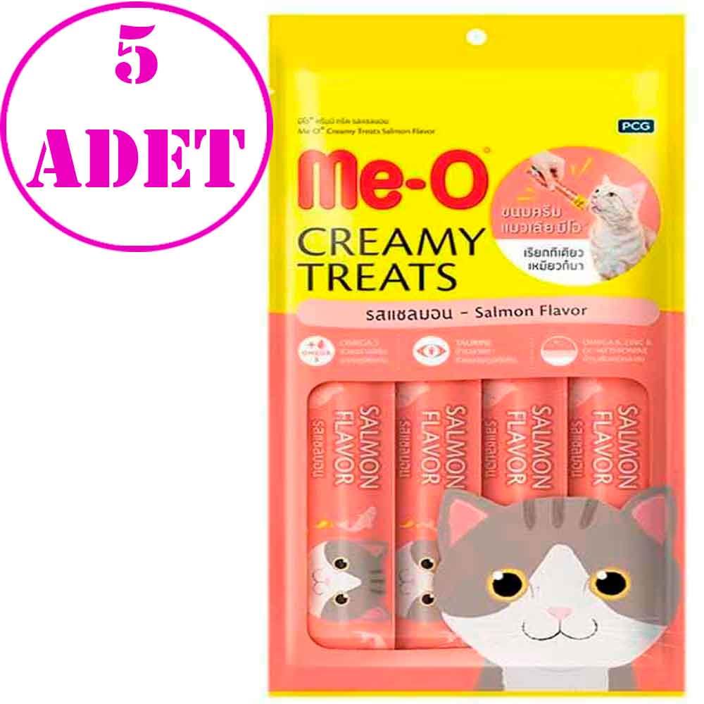 Meo Somonlu Krema Kedi Ödülü Kedi Çorbası 4x15 gr 5 AD 19830001 Amazon Pet Center