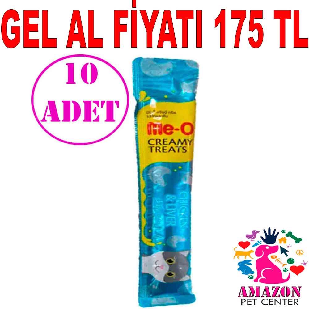 MeO Tavuklu ve Ciğerli Kedi Likit Ödül Tekli 15 Gr 10 AD 20467005 Amazon Pet Center