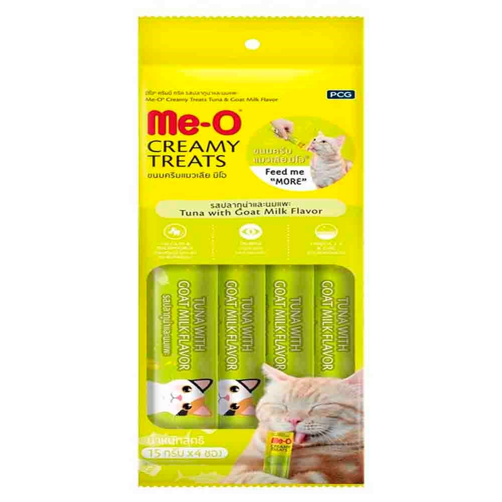 Meo Ton Balıklı Keçi Sütlü Krema Kedi Ödülü Kedi Çorbası 4x15 gr 8850477020535 Amazon Pet Center