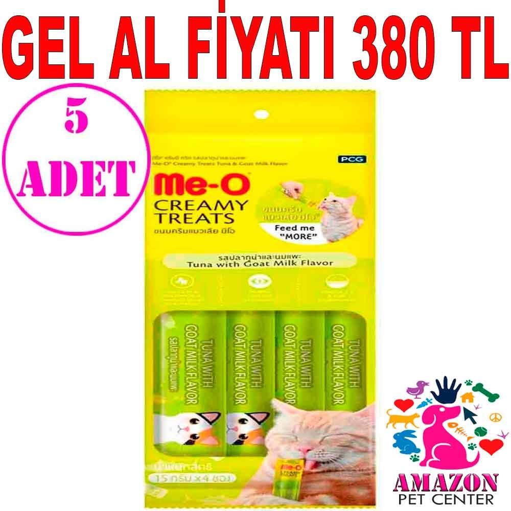 Meo Ton Balıklı Keçi Sütlü Krema Kedi Ödülü Kedi Çorbası 4x15 gr 5 AD 19849003 Amazon Pet Center