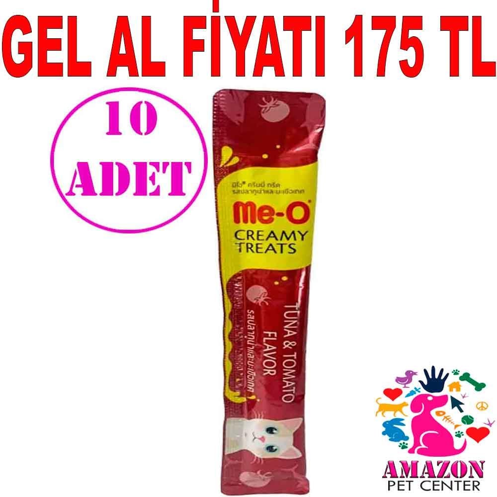 Meo Ton Balıklı ve Domatesli Likit Kedi Ödülü Tekli 15 Gr 10 AD 20463007 Amazon Pet Center