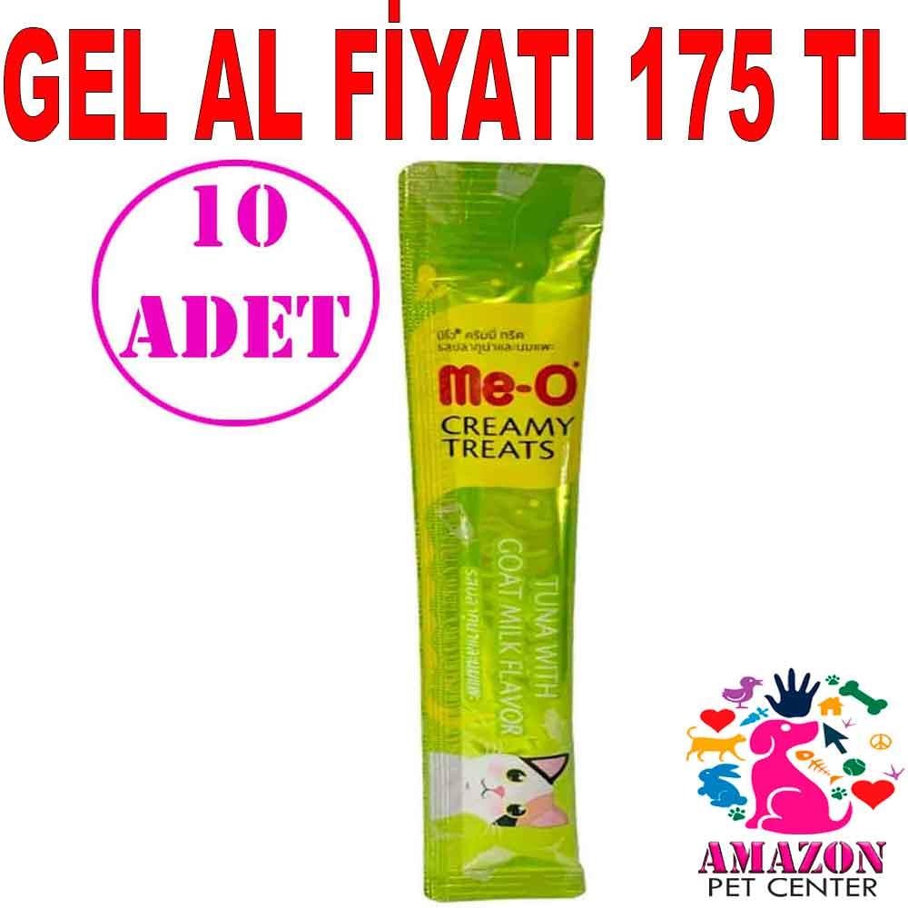 Meo Ton Balıklı ve Keçi Sütlü Kedi Likit Ödül Tekli 15 Gr 10 AD 20461003 Amazon Pet Center