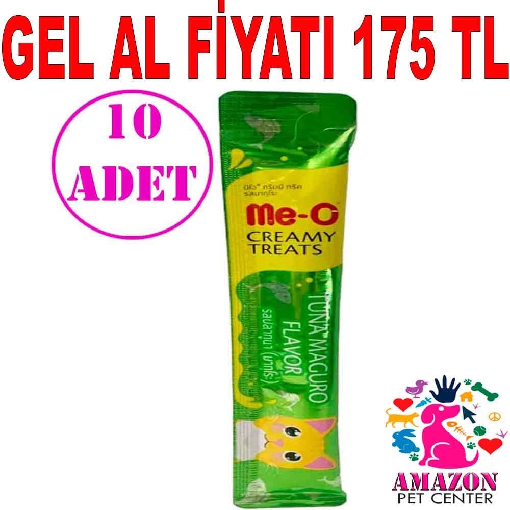 Meo Ton Balıklı ve Maguro Balık Aromalı Kedi Ödül Maması Tekli 15 Gr 10 AD 20475000 Amazon Pet Center