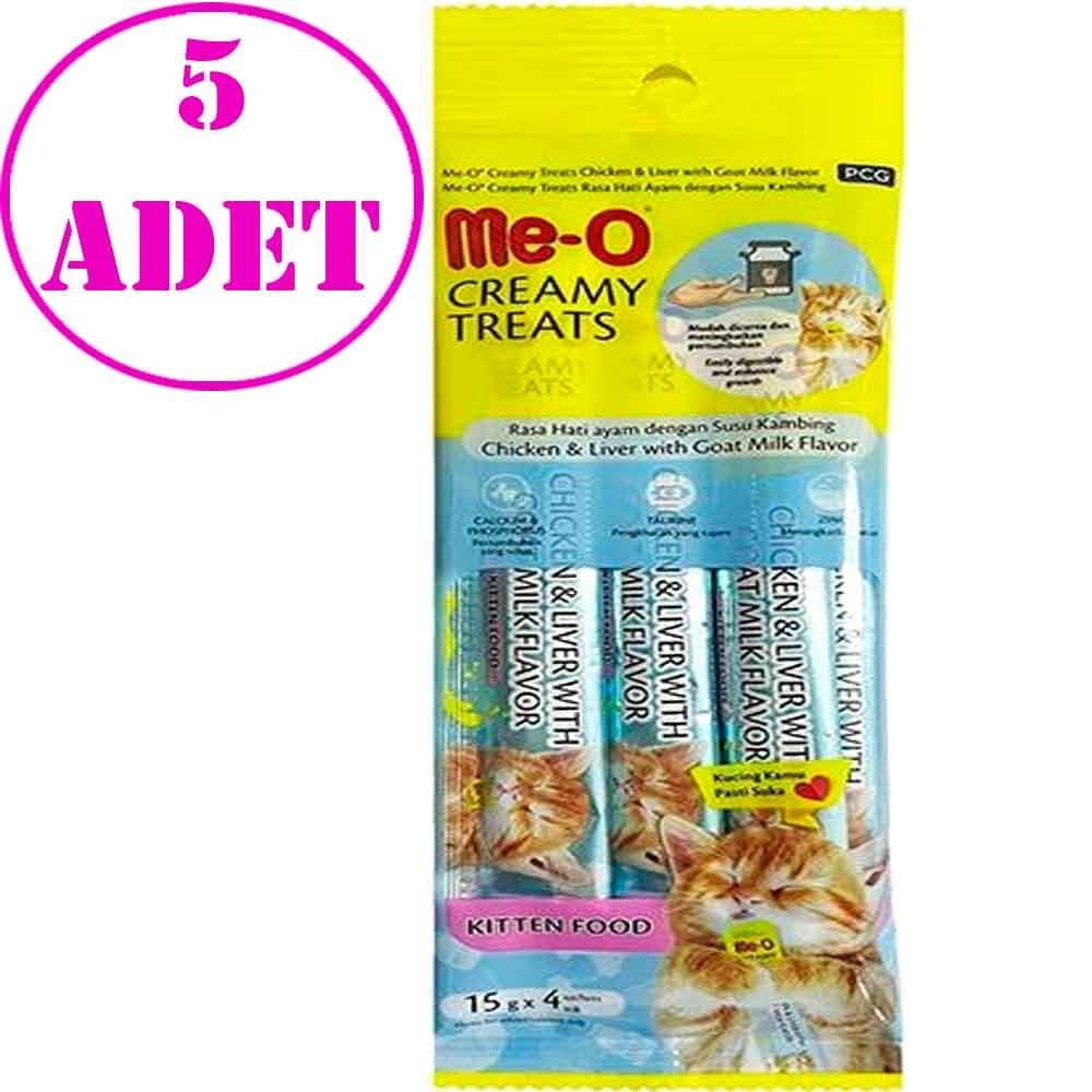 Meo Yavru Kedi Ödülü Tavuklu Ciğerli ve Keçi Sütlü 4x15 gr 5 AD 20893002 Amazon Pet Center
