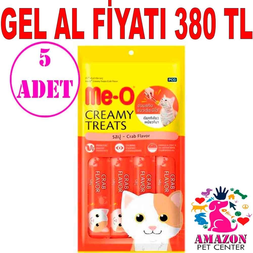 Meo Yengeç ve Ton Balığı Krema Kedi Ödülü Kedi Çorbası 4x15 gr 5 AD 19835006 Amazon Pet Center