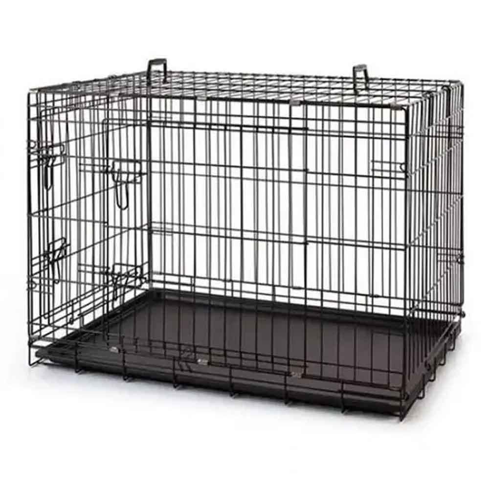 Metal Köpek Kafesi 92x56x66 Cm Siyah 1830000166265 Amazon Pet Center