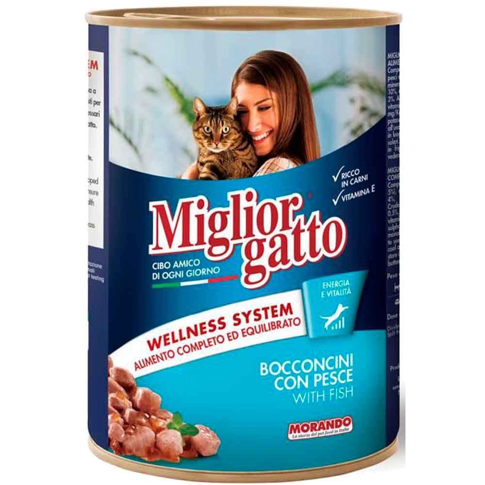 Miglior Gatto Balıklı Kedi Konservesi 405 Gr 8007520012249 Amazon Pet Center