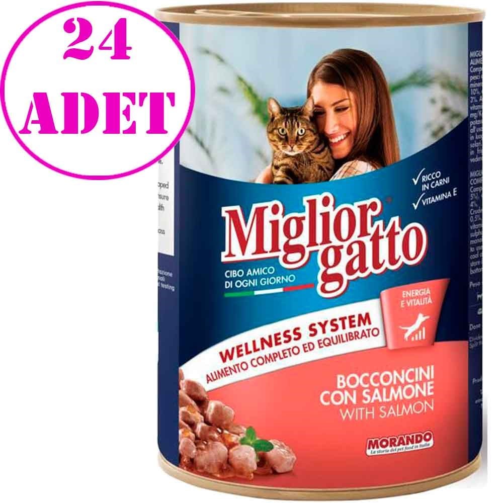 Miglior Gatto Kedi Konservesi Somon Balıklı 405 Gr 24 AD 32108828 Amazon Pet Center