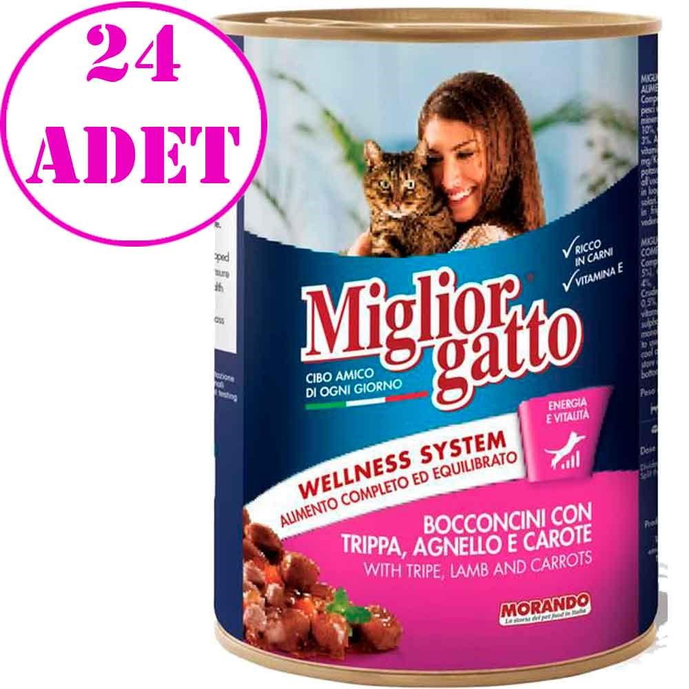 Miglior Kedi Konservesi Kuzulu İşkembe ve Havuçlu 405 Gr 24 AD 32108866 Amazon Pet Center