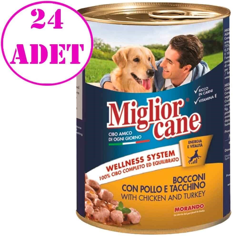 Miglior Tavuklu ve Hindili Köpek Konserve 405 gr 24 AD 32122145 Miglior Gatto Yetişkin Köpek Konserveleri Amazon Pet Center