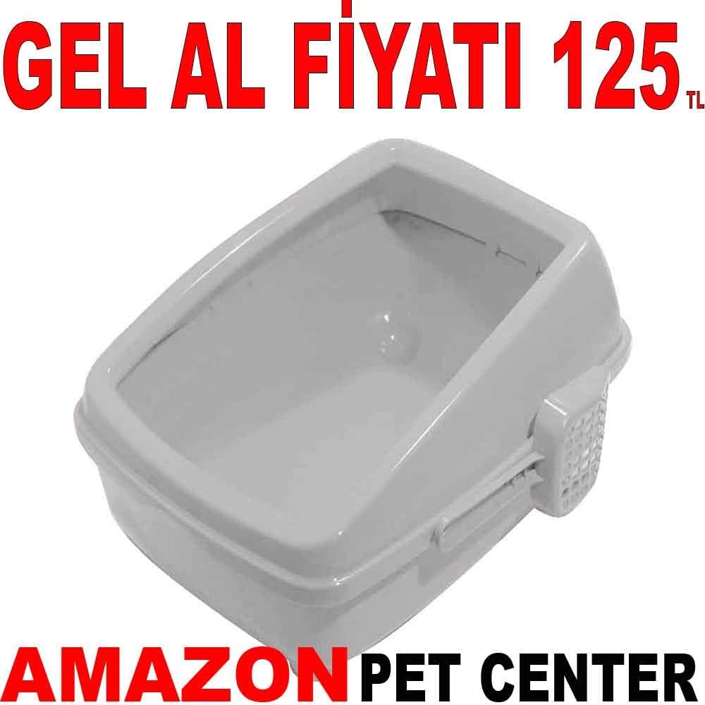Mio Açık Kedi Tuvaleti Gri 18430004 Amazon Pet Center
