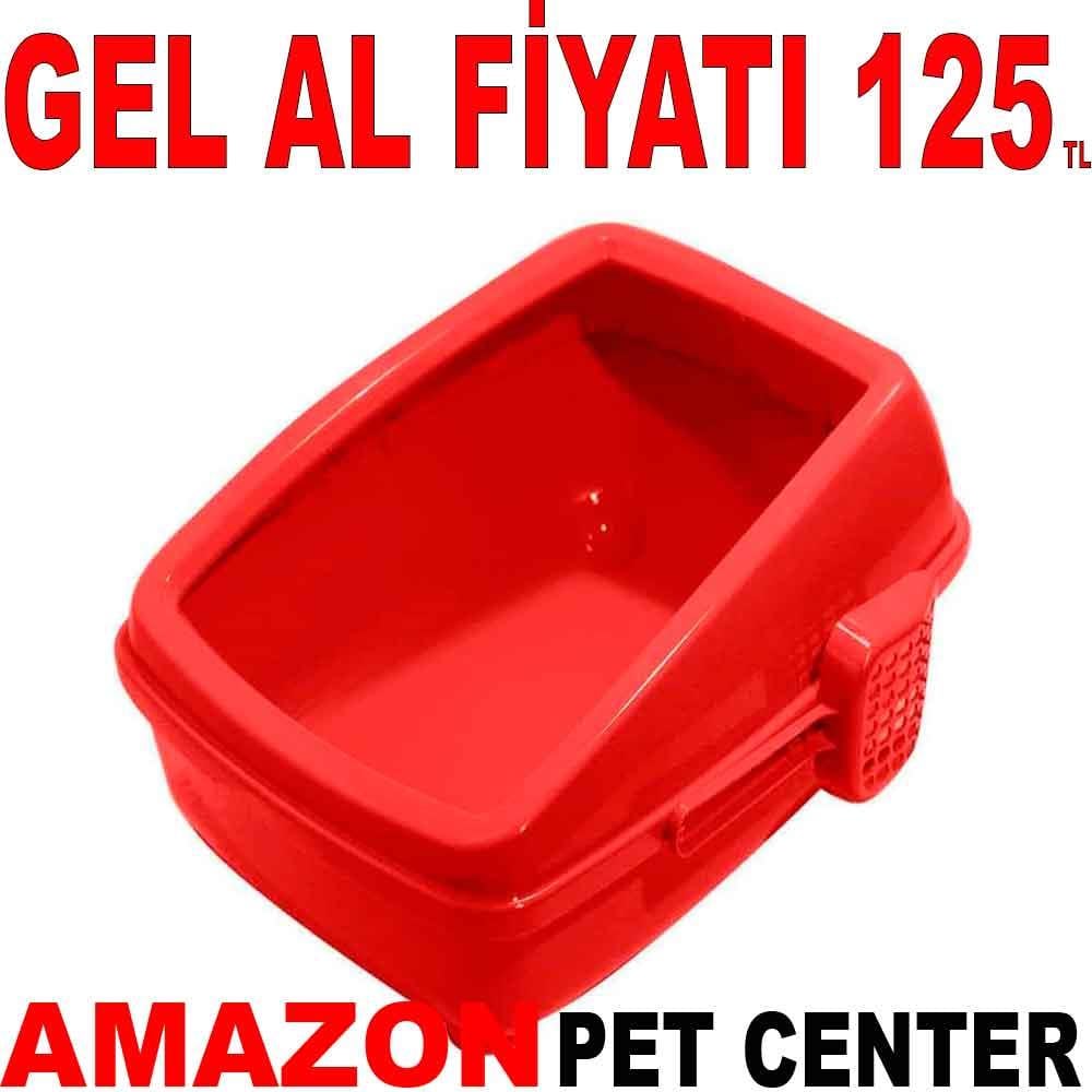 Mio Açık Kedi Tuvaleti Kırmızı 18429008 Amazon Pet Center