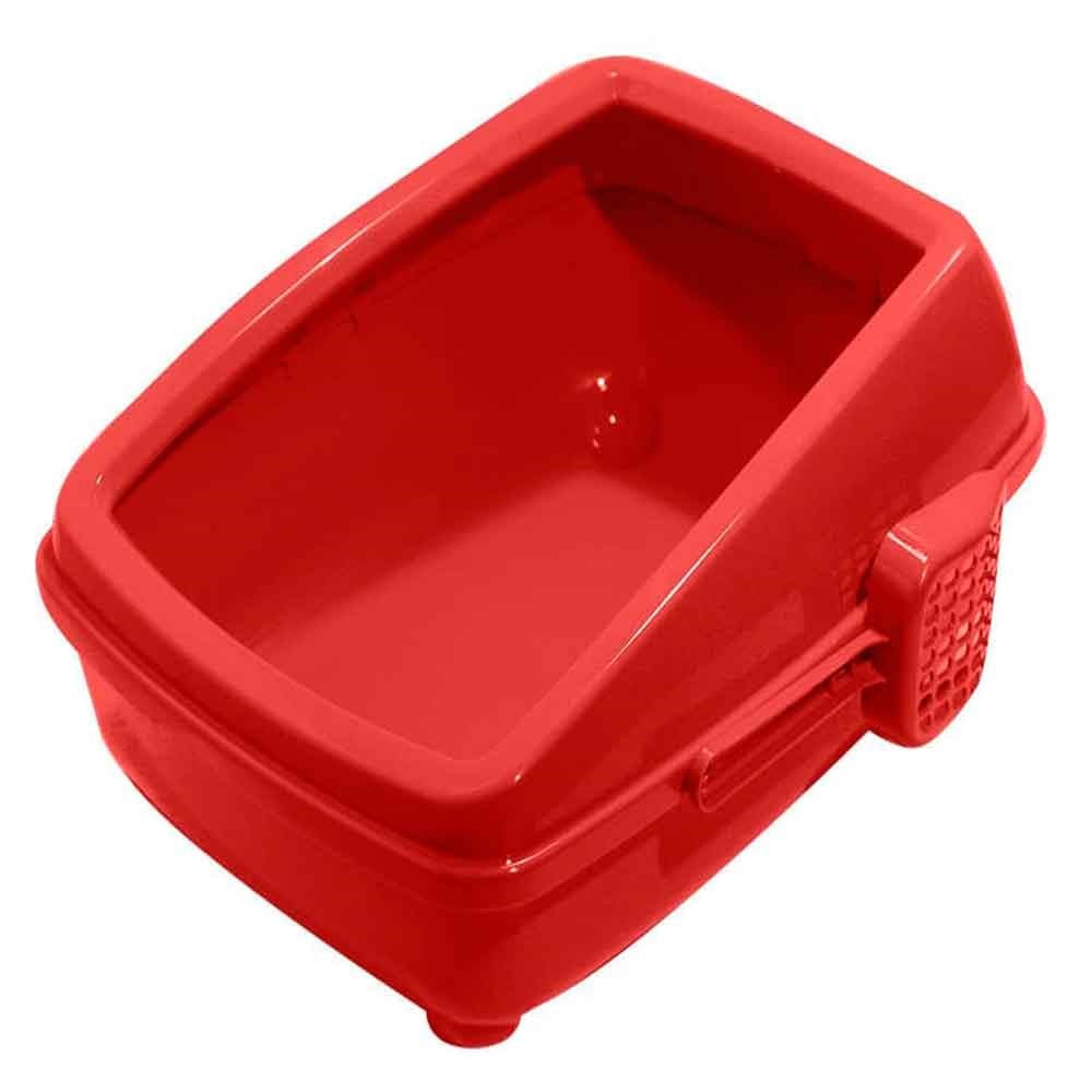 Mio Açık Kedi Tuvaleti Kırmızı 32134438 Amazon Pet Center