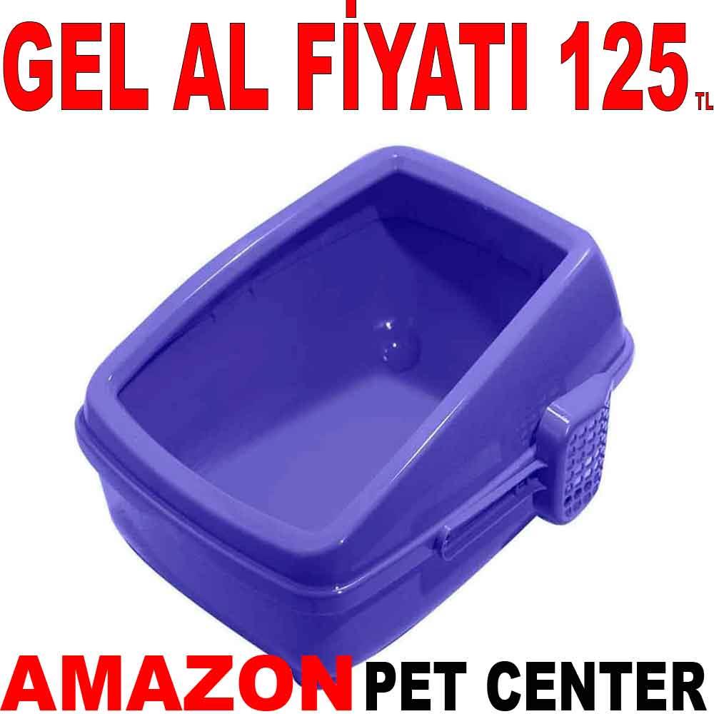 Mio Açık Kedi Tuvaleti Mor 18428001 Amazon Pet Center