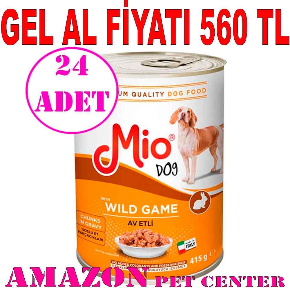 Mio Av Etli Köpek Konservesi 415 gr 24 AD 19268002 Amazon Pet Center
