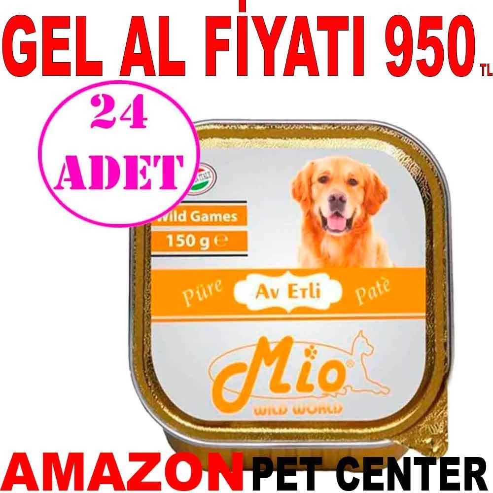 Mio Av Etli Köpek Konservesi Püre 150 Gr 24 AD 18443004 Amazon Pet Center