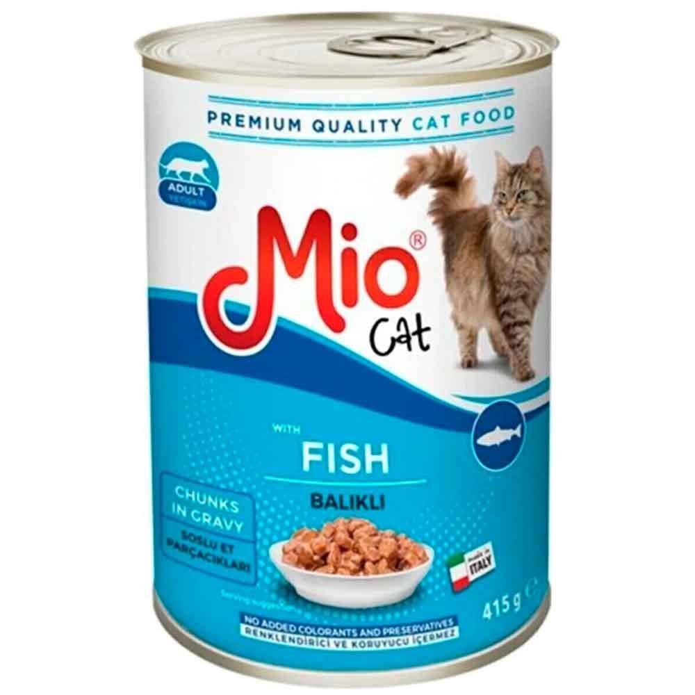 Mio Balıklı Yetişkin Kedi Konservesi 415 Gr 8680067146037 Amazon Pet Center