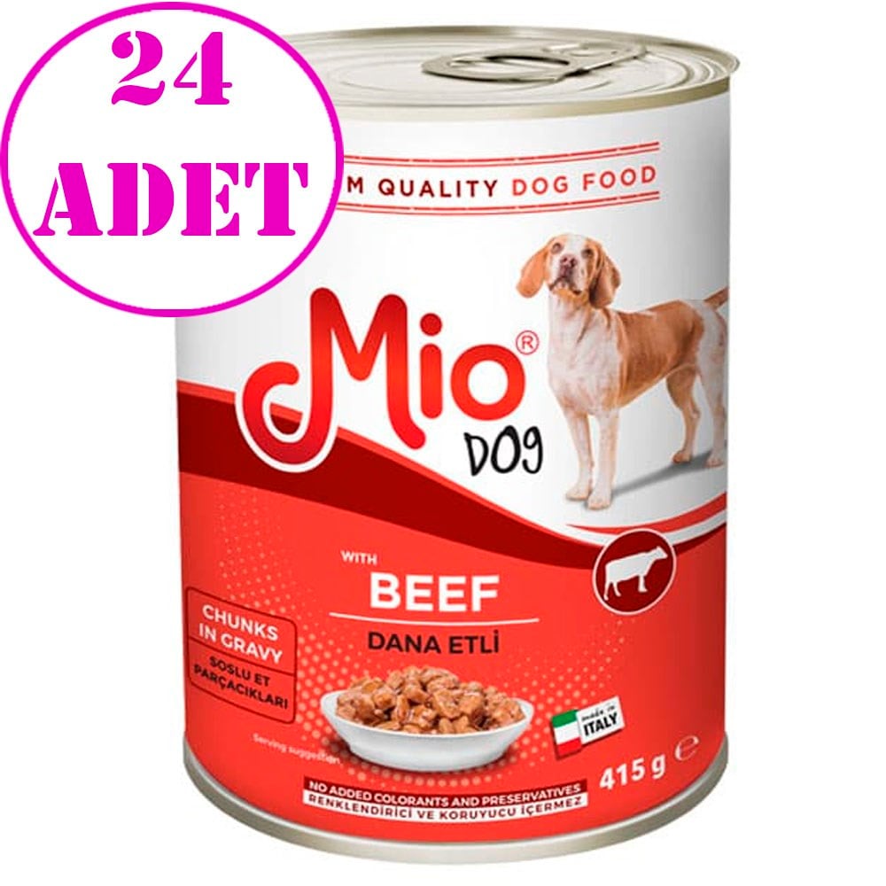 Mio Dana Etli Köpek Konservesi 415 gr 24 AD 32109023 Amazon Pet Center